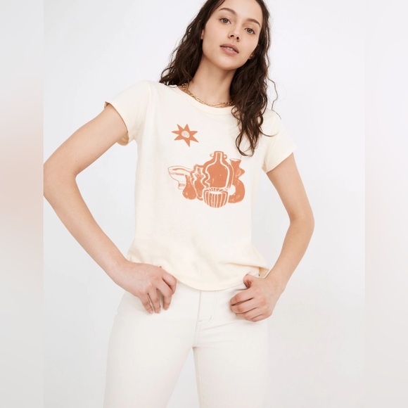 Madewell x Élan Byrd Vessel Graphic Perfect Vintage Tee - Picture 1 of 7
